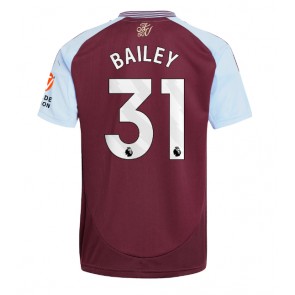 Aston Villa Leon Bailey #31 Domácí Dres 2024-25 Krátký Rukáv